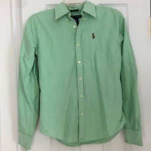 Polo Ralph Lauren mint green button up